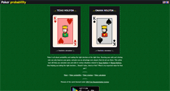 Desktop Screenshot of pokerprobability.net