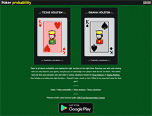 Tablet Screenshot of pokerprobability.net